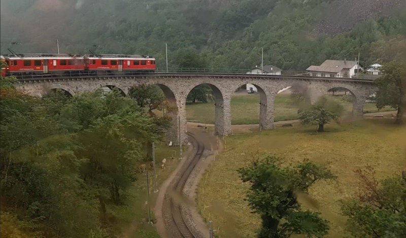 Wiadukt ślimakowy - Brusio - Szwajcaria fot. A. Szlachta