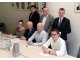 Na zdjęciu (góra, od lewej): Daniel Zawada, Sławomir Cieślik, Grzegorz Sasinowski,
Iwona Fabjańczyk, Piotr Szymczak, Jakub Głuchowski, Konrad Markowski